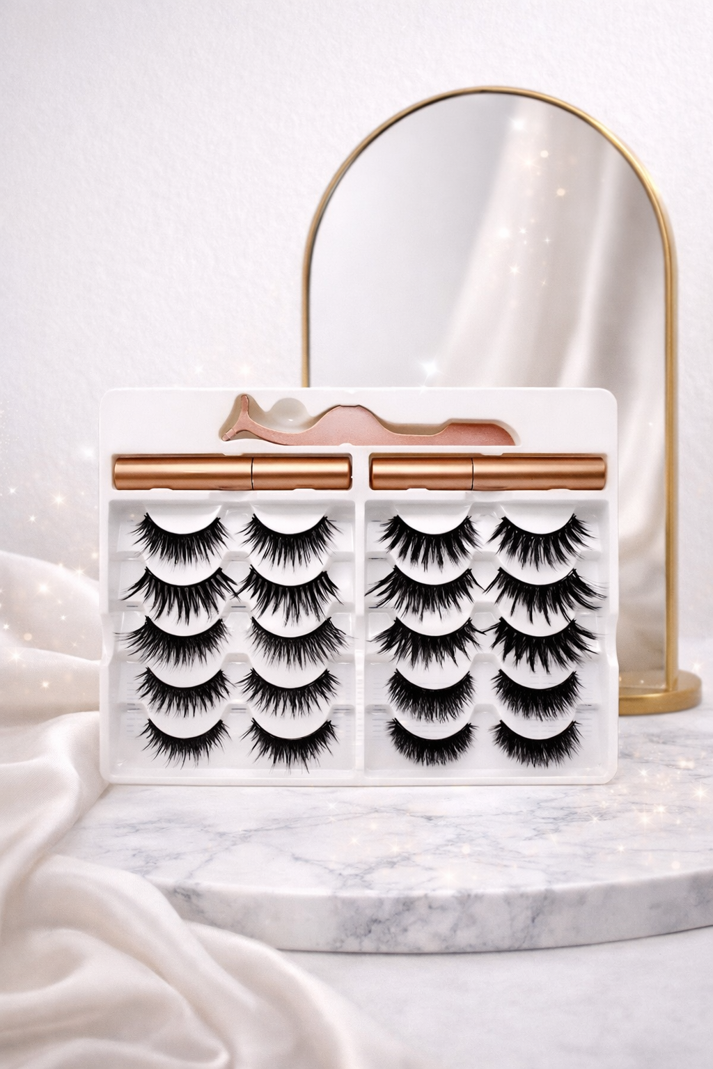 Kit 10 Pestanas Magnéticas mas delineador