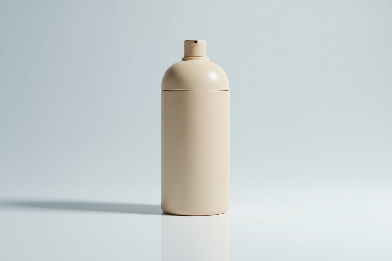 quiero un producto de aseo personal o y cuidado personal, sin logotipo y sin nombre, el fondo lo quiero minimalista y elegante con el color # F0F2F6 