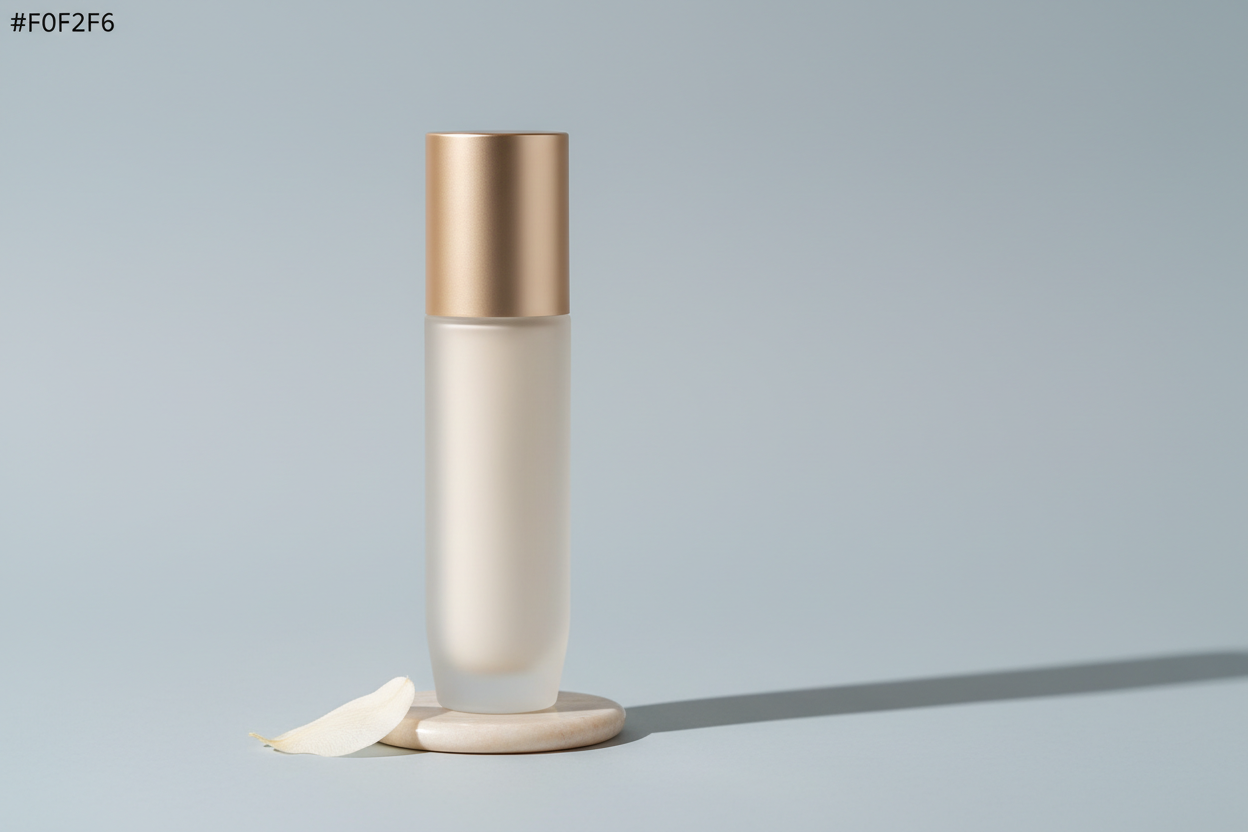 quiero un producto de cuidado intimo, sin logotipo y sin nombre, el fondo lo quiero minimalista y elegante con le fondo de color # F0F2F6 